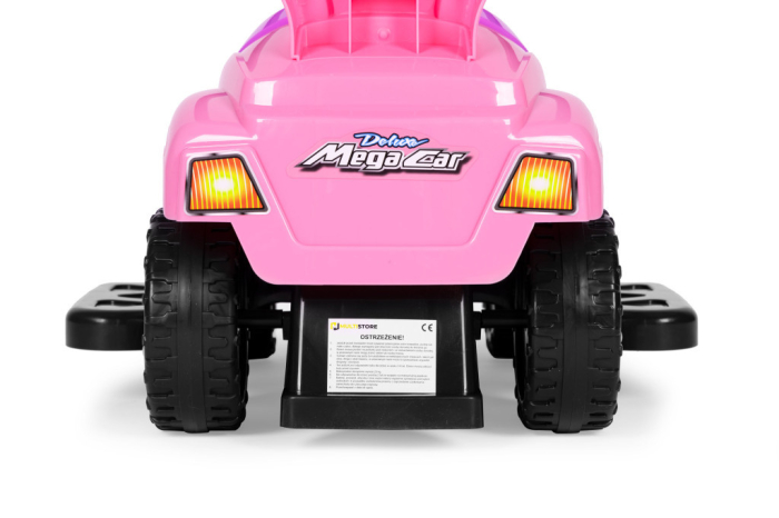 Homelux Plimbător cu mașină, împinge mașina 3 în 1 deluxe cu corn roz [8]