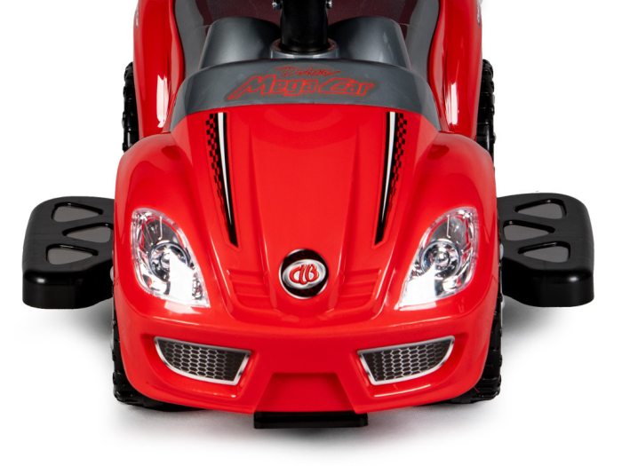 Homelux Ride-on masina 3 în 1 cu mâner de lux și panou muzical roșu [10]