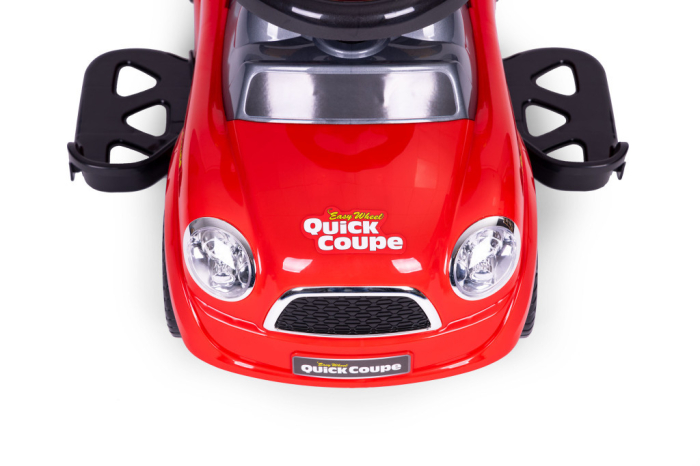 Homelux Ride-on Ride-on Pushchair Scaun cu rotile cu mâner scaun cu rotile sună roșu [9]