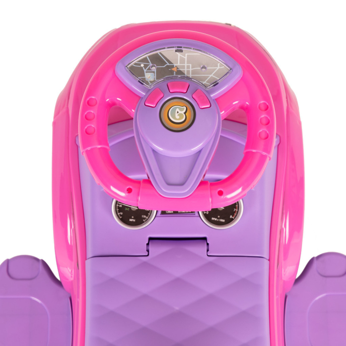 Homelux Rider walker 3 în 1 cărucior scaun cu rotile 3 în 1 roz [6]