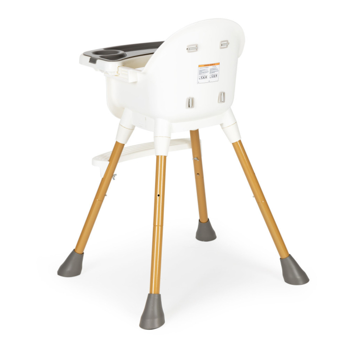 Homelux Scaun de hrănire cu tavă detașabilă alb [6]