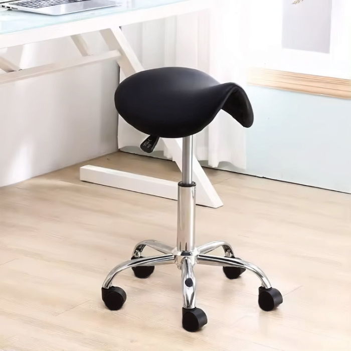 Homelux Scaun pentru cosmetică, reglabil pe înălțime, piele ecologică [9]