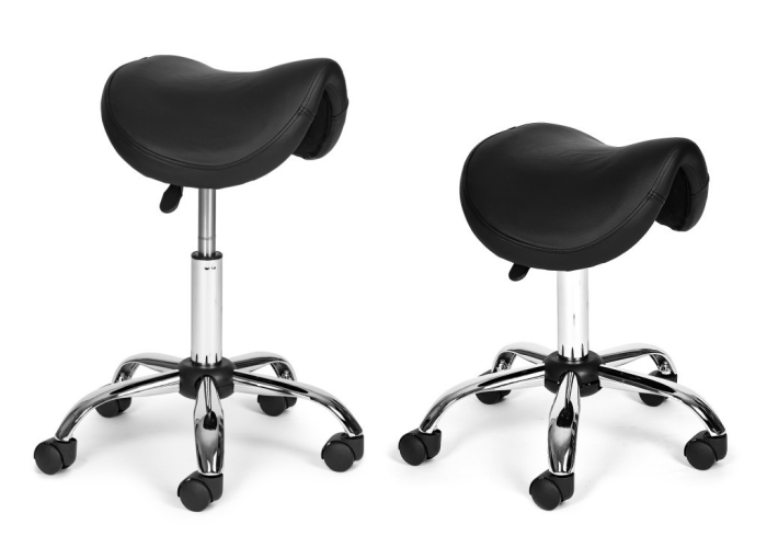 Homelux Scaun pentru cosmetică, reglabil pe înălțime, piele ecologică [6]