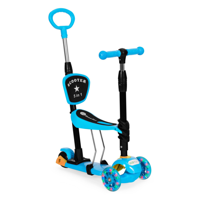 Homelux Scuter cu trei roți cu roți Led 3 în 1 albastru [2]
