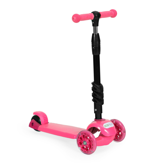 Homelux Scuter cu trei roți cu roți Led 3 în 1 roz [7]