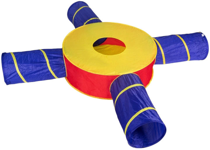 Homelux Set cort pentru copii 7 în 1 cu tunel de casă [7]