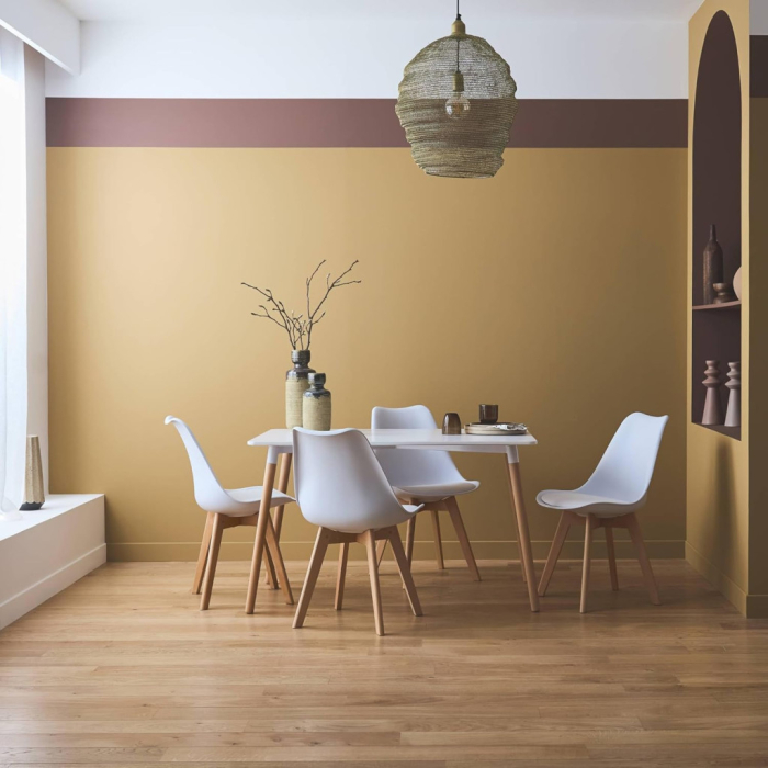 Homelux Set de 4 scaune de masă cu pernă din piele ecologică albă [8]