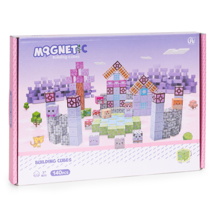 Homelux Set de blocuri de construcție magnetice Dreamworld cu 140 de blocuri de construcție creative [10]