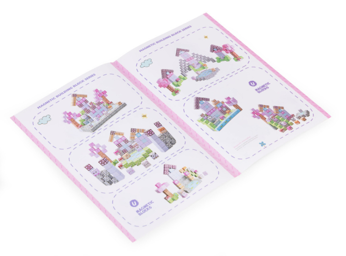 Homelux Set de blocuri de construcție magnetice Dreamworld cu 140 de blocuri de construcție creative [5]