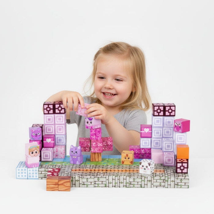 Homelux Set de blocuri de construcție magnetice Dreamworld cu 140 de blocuri de construcție creative [4]