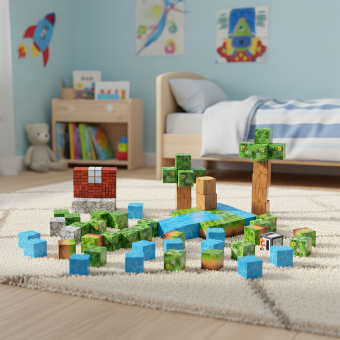 Homelux Set de blocuri de construcție magnetice Summer World 88 piese [8]