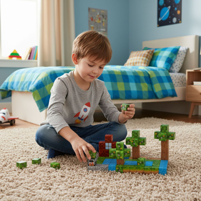 Homelux Set de blocuri de construcție magnetice Summer World 88 piese [7]