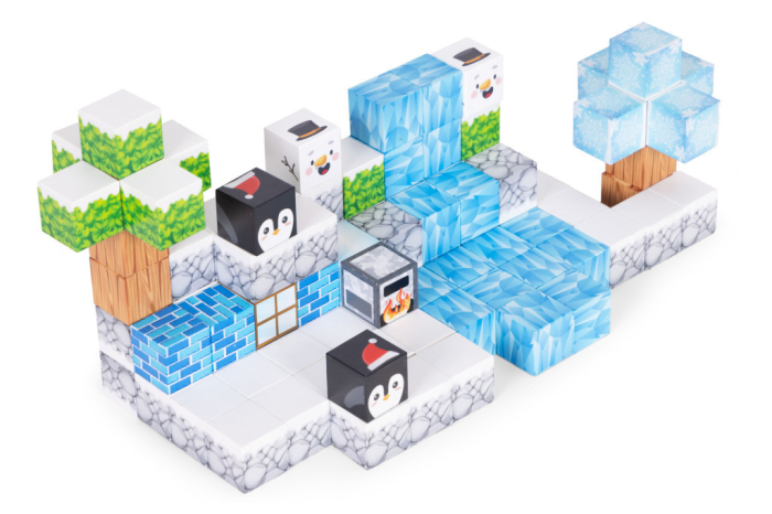 Homelux Set de blocuri de construcție magnetice Winter World 97 piese [3]