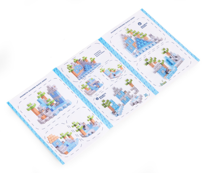 Homelux Set de blocuri de construcție magnetice Winter World 97 piese [5]