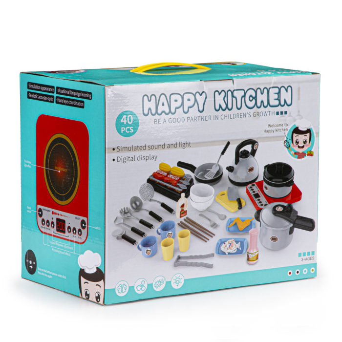 Homelux Set de gătit și grătar din 40 de piese cu sunet și LED [2]