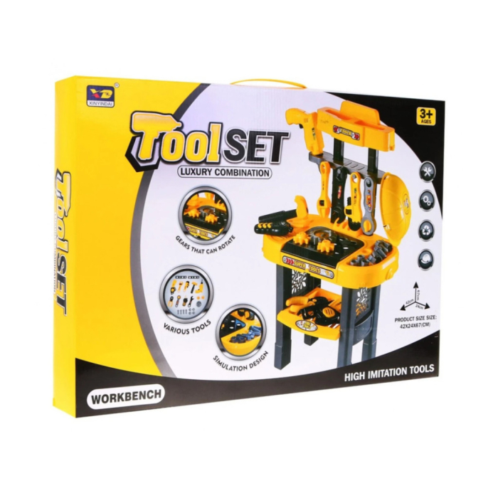 Homelux Set de unelte pentru copii și masă de asamblare, 23 de piese [5]