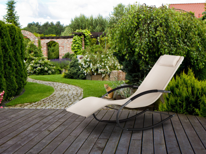 Homelux Șezlong, balansoar bej [2]