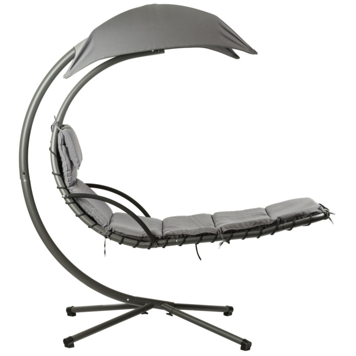 Homelux Șezlong hamac de grădină, gri [8]