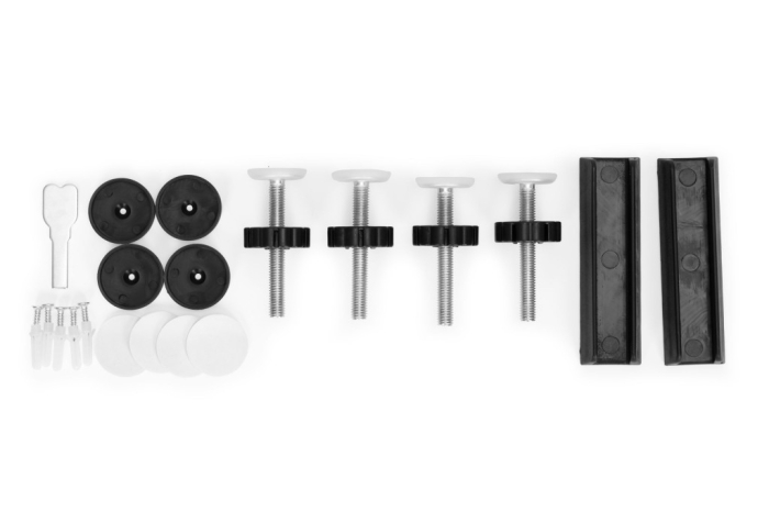 Homelux Șină de siguranță 74-105 cm pentru scări și uși din metal și lemn negru [7]