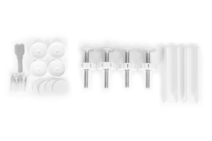 Homelux Șină de siguranță 74-105 cm pentru scări și uși oțel alb [5]