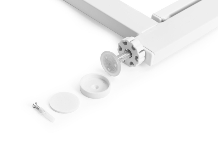 Homelux Șină de siguranță 74-105 cm pentru scări și uși oțel alb [7]