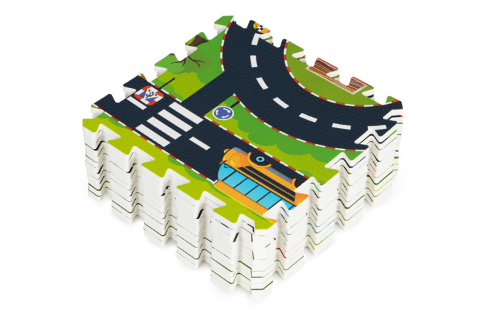 Homelux Spumă burete puzzle covor covor oraș străzi [3]