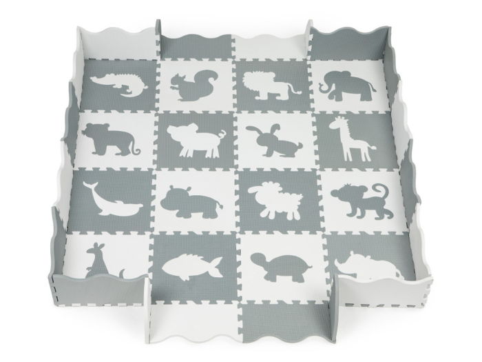 Homelux Spumă puzzle covor cu gard 36 elemente [3]