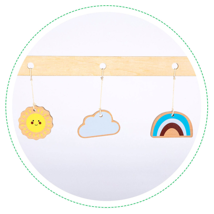 Homelux Stand de formare pentru copii din lemn cu jucării [6]