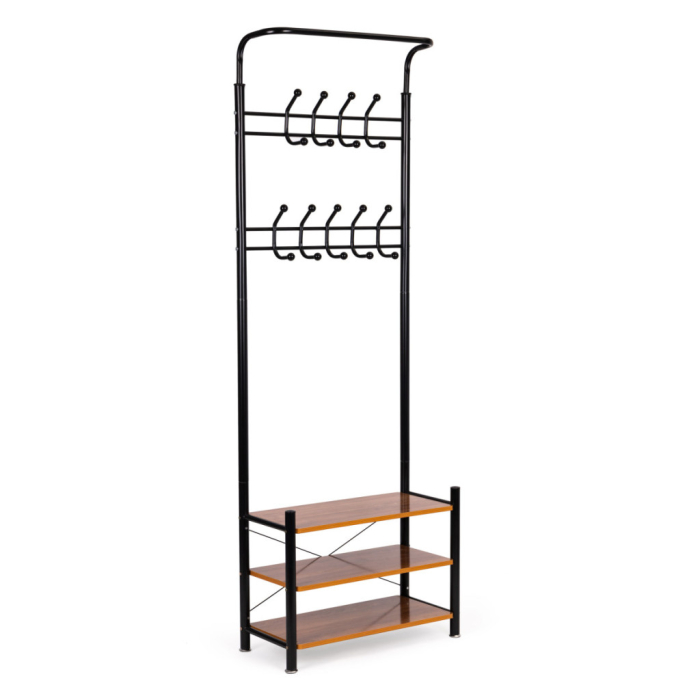 Homelux Suport de haine în picioare cu rafturi [5]