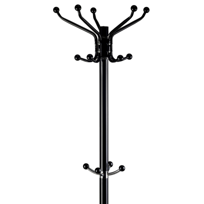 Homelux Suport de haine în picioare cu suport pentru umbrelă negru [2]