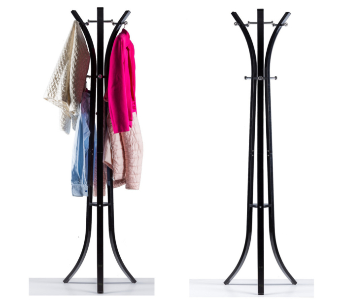 Homelux Suport de haine în picioare negru, alb [6]