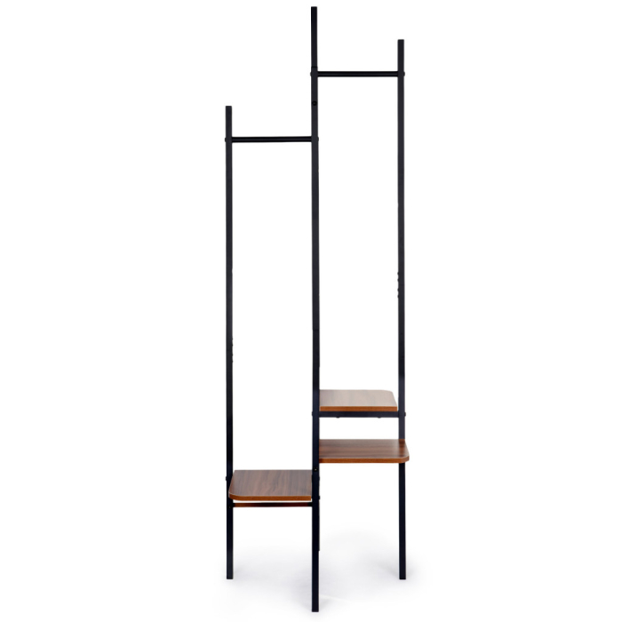 Homelux Suport pentru haine în picioare pe mai multe niveluri, cu rafturi [3]