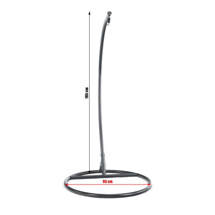 Homelux Suport pentru scaun suspendat LT3059 negru [2]