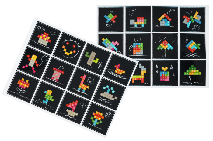 Homelux Tabletă magnetică din lemn cu număr [8]