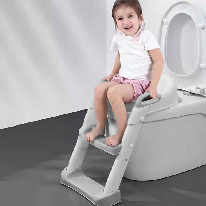 Homelux Toaletă cu trepte și scară albastră [8]