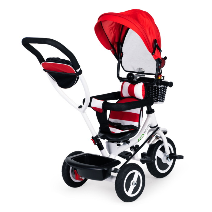 Homelux Tricycle tricycle tricycle swivel awning with durable tyres red [4]