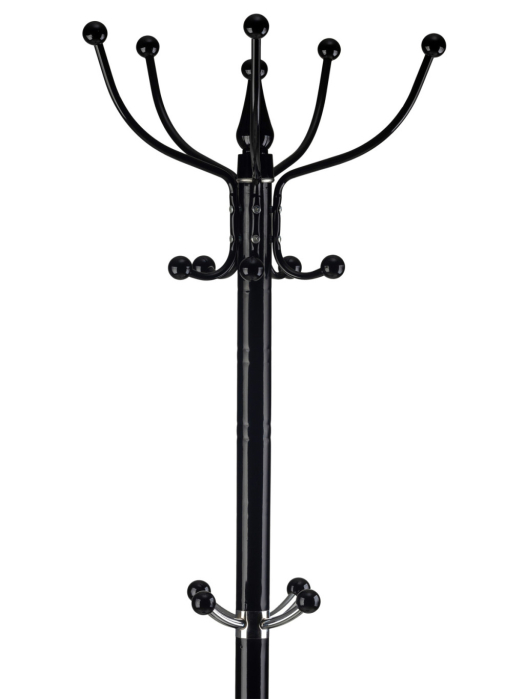 Homelux Umeraș în picioare cu 14 umerașe negre [5]