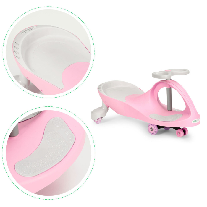 Homelux Vehicul Bobo Car cu roți LED roz [7]