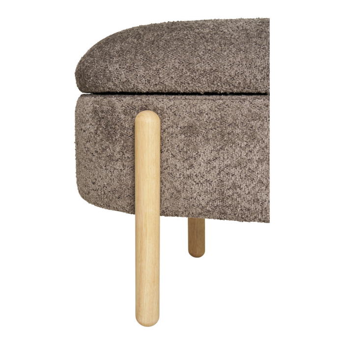 House Nordic Bancă Branca cu depozitare, cu cataramă, maro/natural [7]