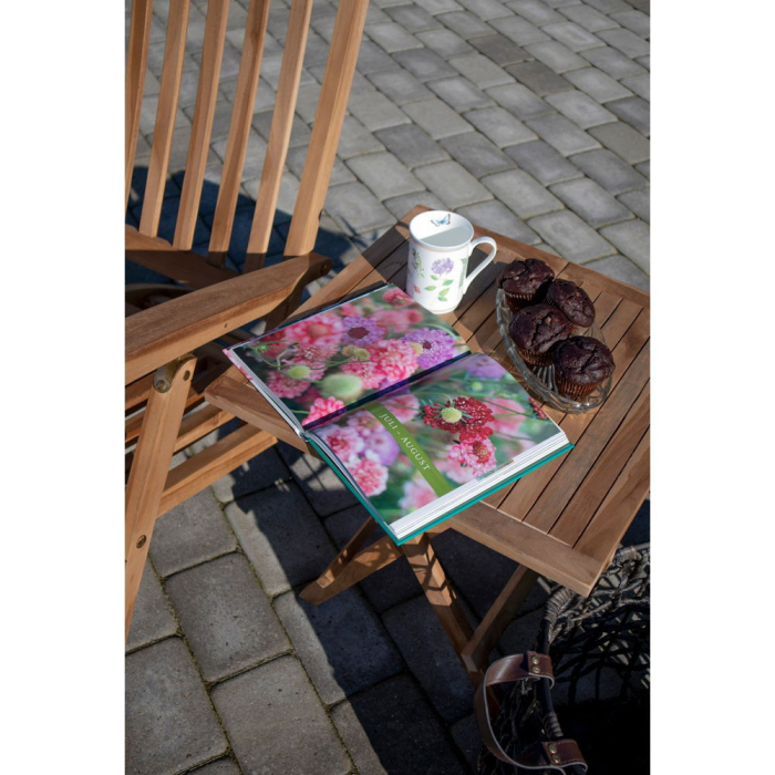 House Nordic Bilbao masă mică, lemn de tec, natural, 50x50x50 cm [10]