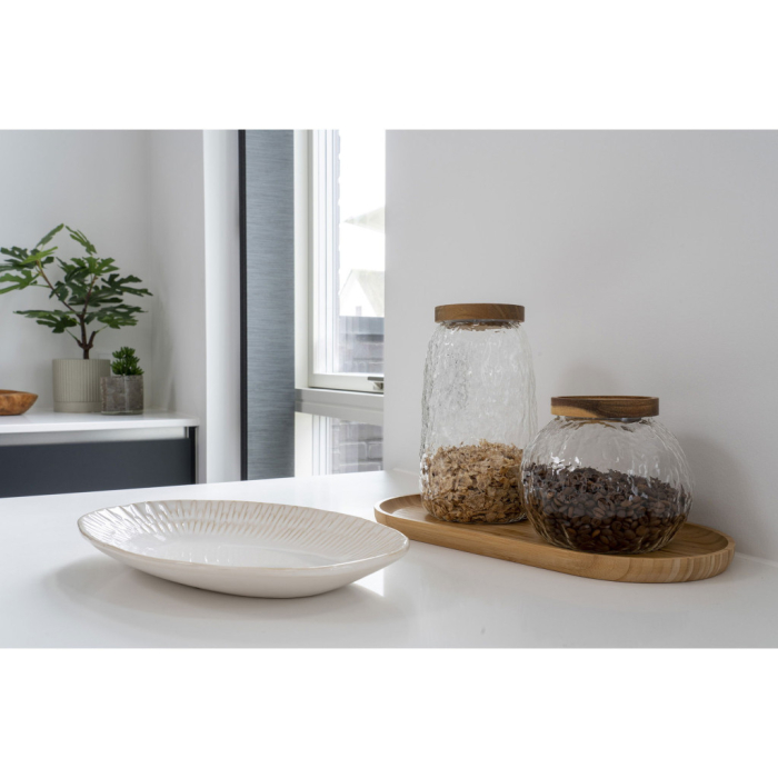 House Nordic Bol ceramică, alb, 30,5x20,3x3,8 cm [2]