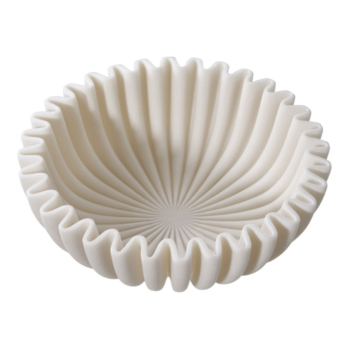 House Nordic Bol, polyresin, bej ø20x6,5 cm [3]