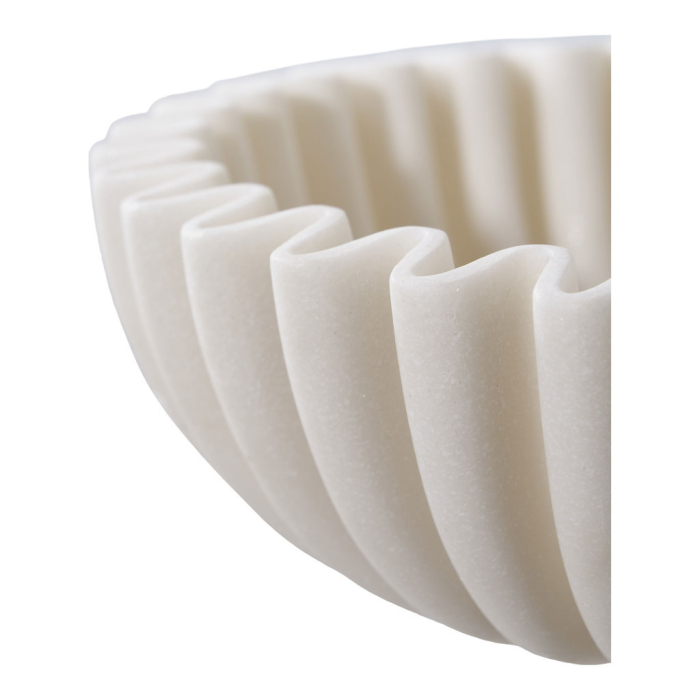 House Nordic Bol, polyresin, bej ø20x6,5 cm [4]