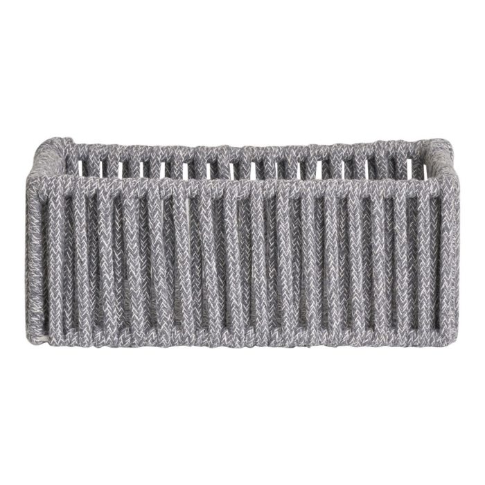 House Nordic Coșuri Arese, bumbac/metal, gri, 3 buc [7]