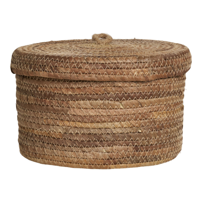 House Nordic Coșuri Desio, frunze de bananier, naturale, 2pcs [8]