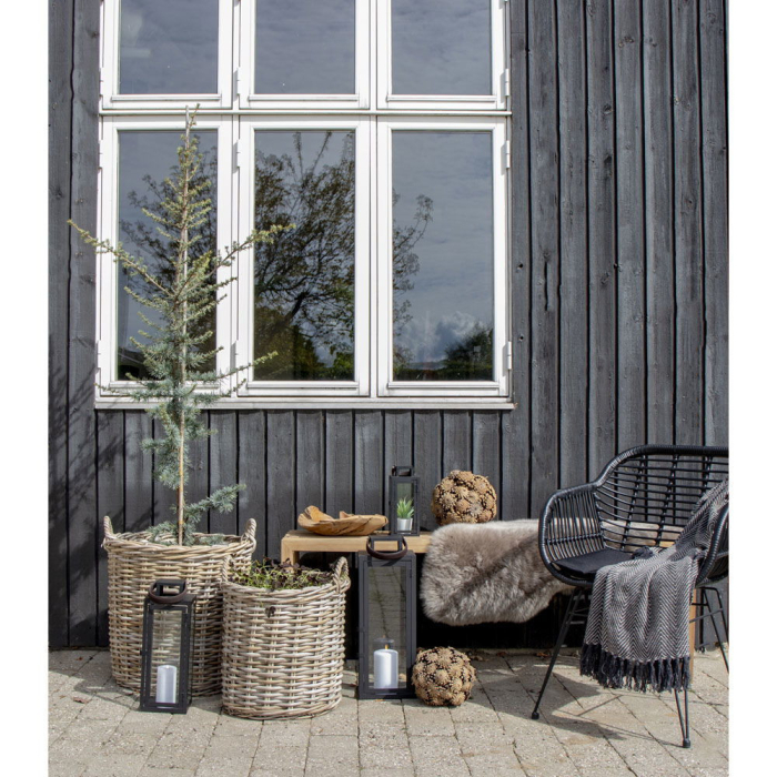 House Nordic Coșuri indo, kubu rattan, natural 2pcs [4]