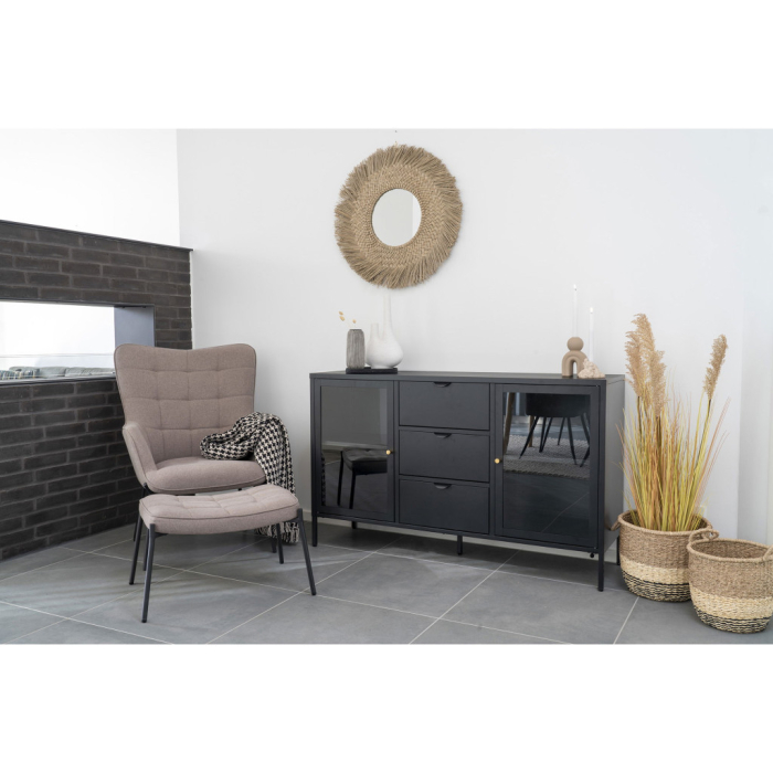 House Nordic Coșuri Lima, iarbă de mare, natural/maro/negru, 2pcs [2]