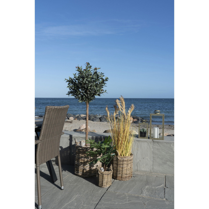 House Nordic Coșuri Sema, kubu rattan, naturale 3 buc [2]