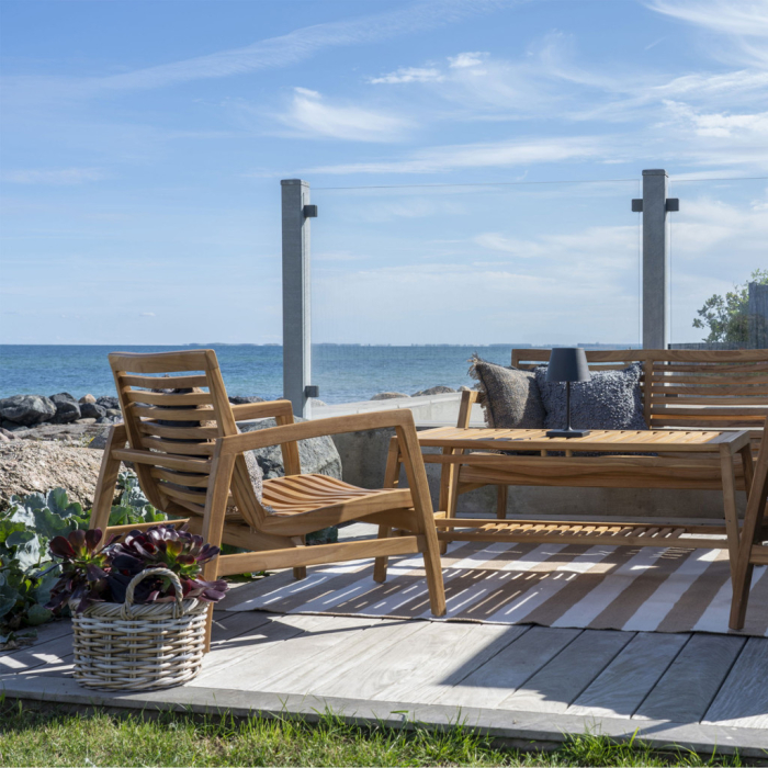 House Nordic Covor de exterior Pin 200x300 cm bej alb-deschis [2]