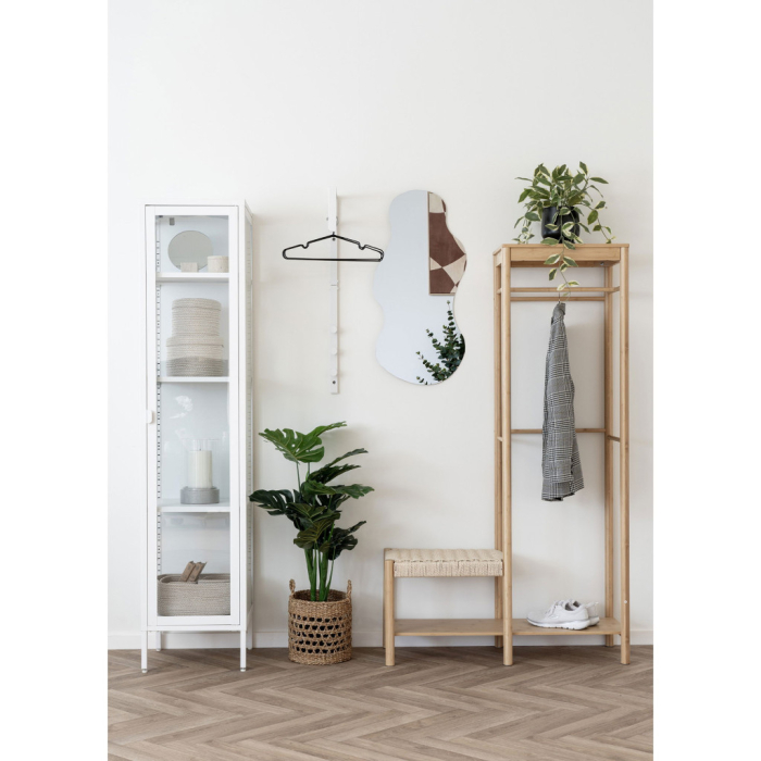 House Nordic Dulap de haine Amber cu scaun din răchită, bambus, natural [2]